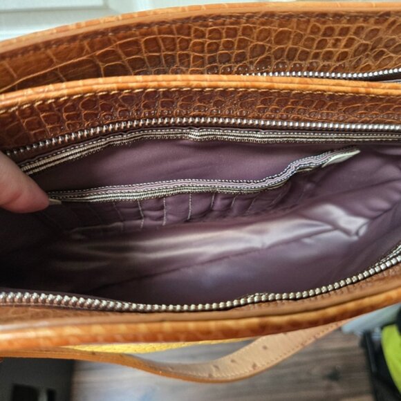 Henri Bendel Snake Yellow Multi E-Z Girl Shoulder Bag - Picture 10 of 13